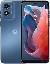 Moto G Play | 2024 | AT&T Unlocked 4G LTE | 4/64GB | 50 MP Camera | Sapphire Blue (Renewed)