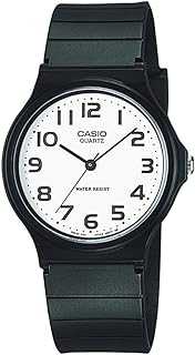 MQ24 Series | Quartz Analog Watch for Men | Water Resistant | Resin Case | Resin Band | Resin Glass | Three Hand Analog (HR, Min, SEC) | Classic Design | 3 Year Battery