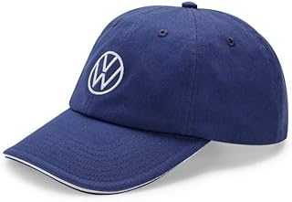Volkswagen 000084300AT530 Basecap Kappe Cap Baseballcap Blau, mit neuem VW Logo