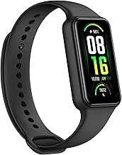 Band 7 Fitness and Activity Trackers and Smartwatches, Heart Rate, SpO2, Sleep Analysis, Amazon Alexa Built-In, 18-Day Battery, Black