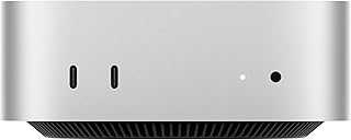 2024 Mac mini Desktop Computer with M4 chip with 10‑core CPU and 10‑core GPU: Built for Apple Intelligence, 16GB Unified Memory, 256GB SSD Storage, Gigabit Ethernet. Works with iPhone/iPad