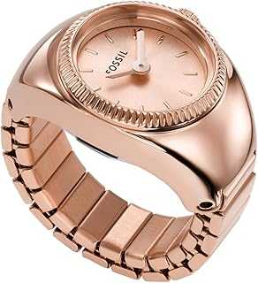 Women's Quartz Stainless Steel Two-Hand Watch Ring