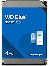 4TB WD Blue PC Internal Hard Drive HDD - 5400 RPM, SATA 6 Gb/s, 256 MB Cache, 3.5" - WD40EZAX
