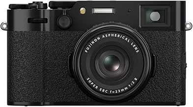 X100VI 40.2 MP Mirrorless Camera with Fixed 23mmF2 Lens (APS-C X-Trans CMOS 5 Sensor, X-Processor 5, Hybrid Viewfinder, LCD Tilt Touchscreen, Face Detection AF, 20 Film Simulations - Black