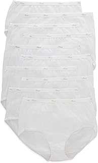 Women's Cotton Brief Value Pack, 10-Pack, Assorted Brief Underwear (Colors May Vary)
