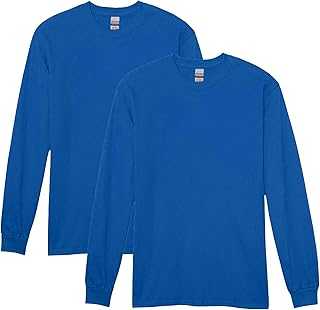 Adult Heavy Cotton Long Sleeve T-Shirt, Style G5400, 2-Pack
