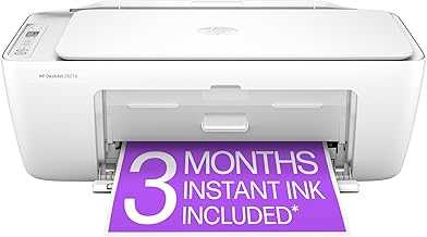 DeskJet 2827e Wireless All-in-One Color Inkjet Printer, Scanner, Copier, Best Home Printer, 3 Months of Instant Ink Included (6W7F5A)
