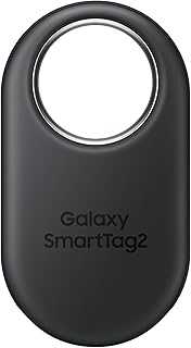 Galaxy SmartTag2, Bluetooth Tracker, Smart Tag GPS Locator Tracking Device, Item Finder for Keys, Wallet, Luggage, Pets, Use w/ Phones and Tablets Android 11 or Later, 2023, 1 Pack, Black