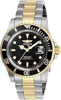 Men's Pro Diver Quartz Watch with Stainless Steel Strap
