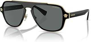 Man Sunglasses Black Frame, Dark Grey Lenses, 56MM