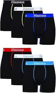 Men's Underwear Boxer Briefs, Cotton Stretch Moisture-Wicking Underwear, Multi-pack