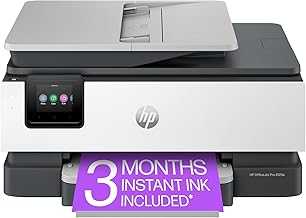 OfficeJet Pro 8125e Wireless All-in-One Color Inkjet Printer, Print, scan, Copy, ADF, Duplex Printing, Home & Office, 3 Months of Instant Ink Included (405T6A)