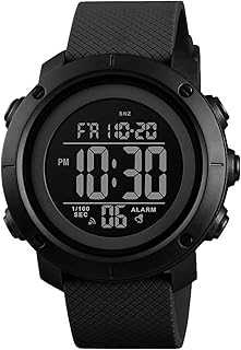 Digital Watch Sports Waterproof Military Back Light Small Watch for Men Black 1426