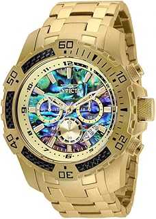 Men's Pro Diver Scuba Quartz Watch, Gold, 25094