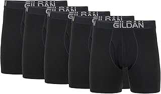 Men's Underwear Cotton Stretch Boxer Briefs, Multipack