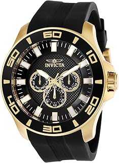 Mens Pro Diver Quartz Watch, Black, 28001