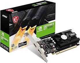 Gaming GeForce GT 1030 4GB DDR4 64-bit HDCP Support DirectX 12 DP/HDMI Single Fan OC Graphics Card (GT 1030 4GD4 LP OC)