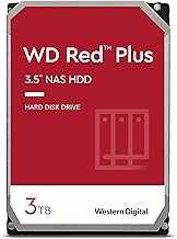 3TB WD Red Plus NAS Internal Hard Drive HDD - 5400 RPM, SATA 6 Gb/s, CMR, 64 MB Cache, 3.5" - WD30EFRX