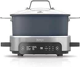 MC1101 Foodi Everyday Possible Cooker Pro, 8-in-1 Versatility, 6.5 QT, One-Pot Cooking, Replaces 10 Cooking Tools, Faster Cooking, Family-Sized Capacity, Adjustable Temp Control, Midnight Blue