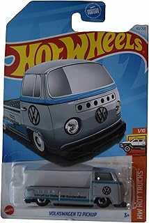 Hot Wheels Volkswagen T2 Pickup, Hot Trucks 1/10 [Gray/Blue] 42/250