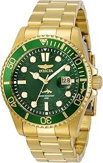 Mens Pro Diver Quartz Watch, Gold, 30027