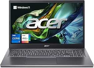 Aspire 5 15 Slim Laptop | 15.6" FHD IPS Touch 1920 x 1080 | Intel Core i7-1355U | Intel Iris Xe Graphics | 16GB LPDDR5 | 512GB Gen 4 SSD | Wi-Fi 6E 802.11ax | Backlit Keyboard |
