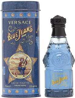 Blue Jeans by Versace for Men 2.5 oz Eau de Toilette Spray