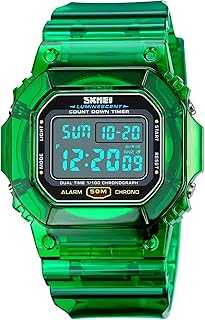 Mens Fashion Military Multifunction Digital Watches 50M Water Resistant Electronic LED Backlight Sports Watch Unisex Outdoor Sport Watch