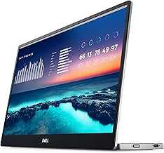 14 Portable Monitor - P1424H - 14-inch Full HD (1080p) 1920 x 1080, IPS Panel, USB-C connectivity, Comfortview, 3-Year Advanced Exchange Service - Silver