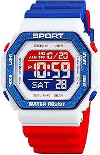 Fashion Watches for Men and Women Unisex Summer Digital Backlight Casual Waterproof Outdoor Sports Swim Colorful Rubber Watch Reloj