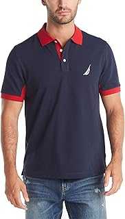 Men's Classic Fit Short Sleeve Performance Pique Polo Shirt