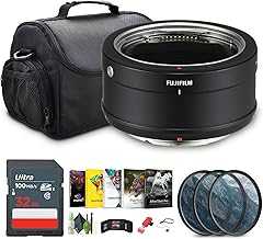 H Mount Adapter G Bundle with Soft Lens Case + 32GB Memory Card + Lens Cap Keeper + Memory Card Wallet + More