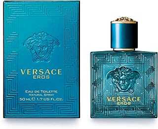 Eros for Men Eau de Toilette Spray, 1.7 Ounce