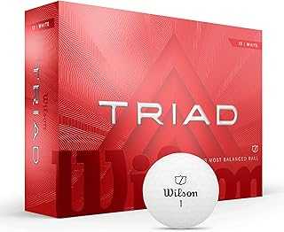 2025 Triad Golf Balls - White, 12 Balls